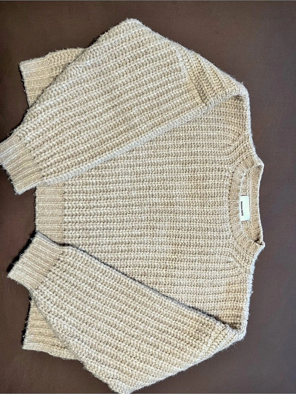 Shaina Mote Sweater Cropped Knit XS/S - Picture 4 of 7